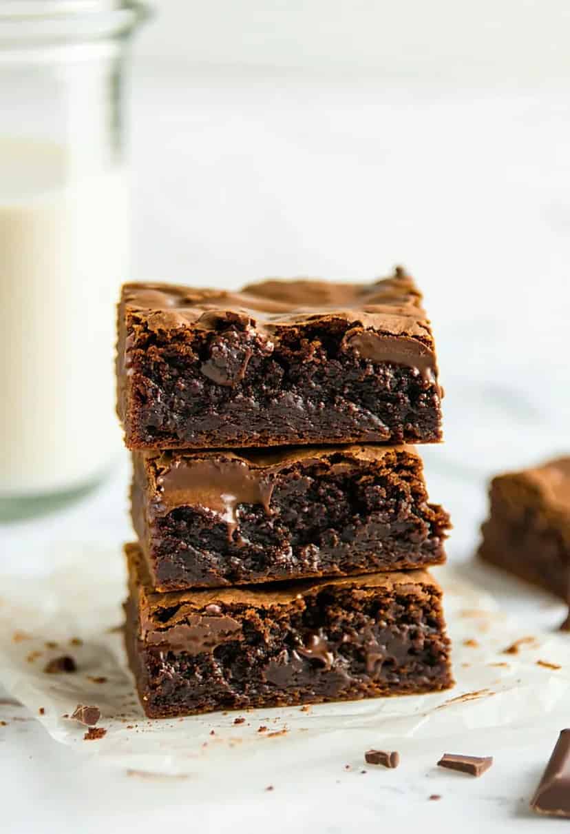Brownies de Fudge Ricos