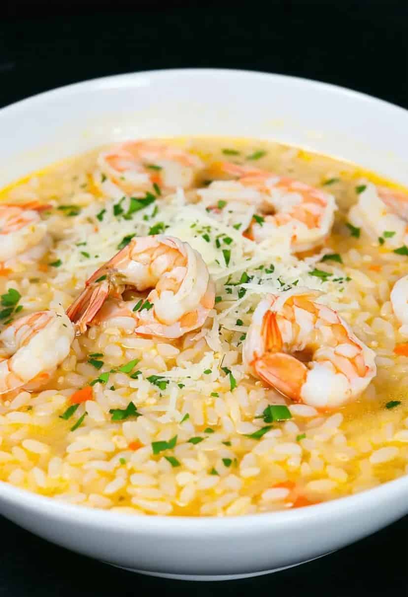 Risoto de Camarão Cremoso