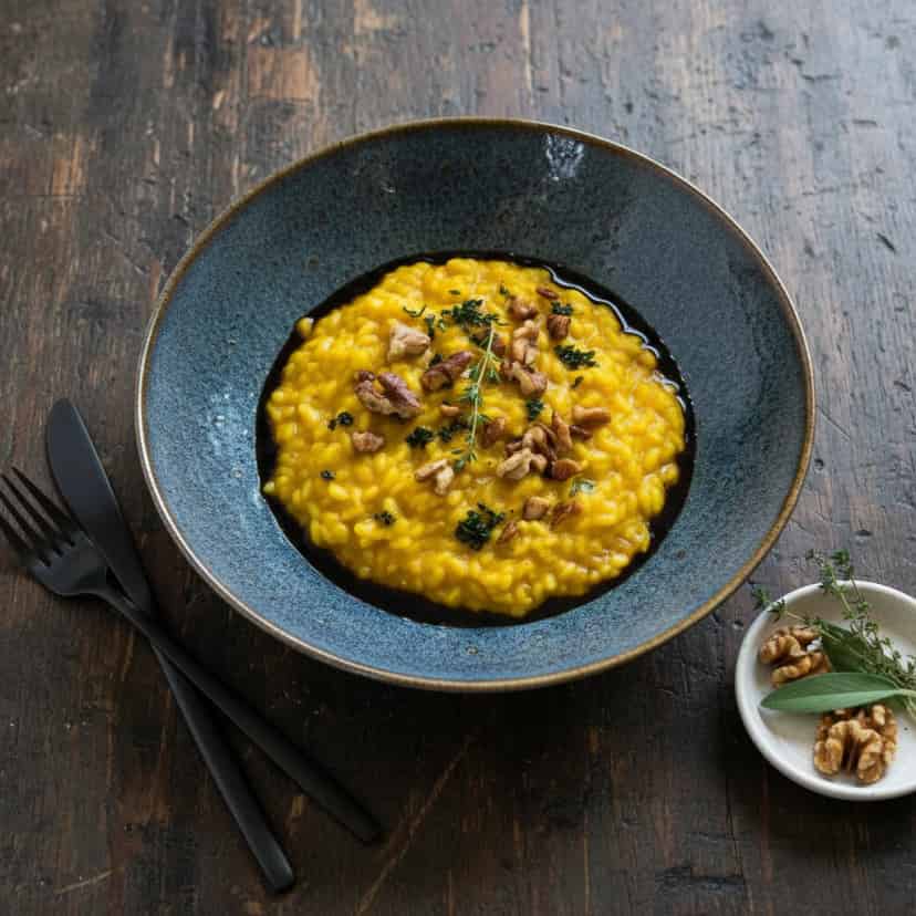 Risoto Vegano de Abóbora Cabotiá