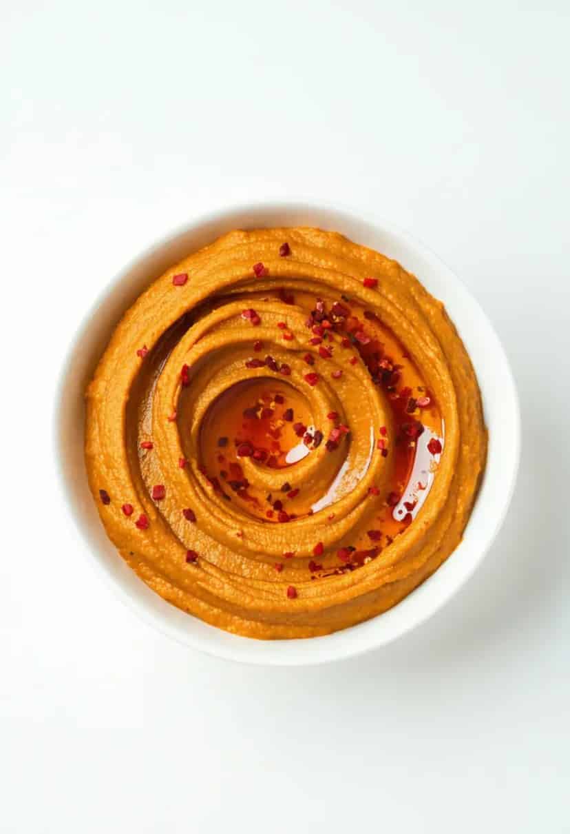 Hummus de Pimentão Vermelho Assado