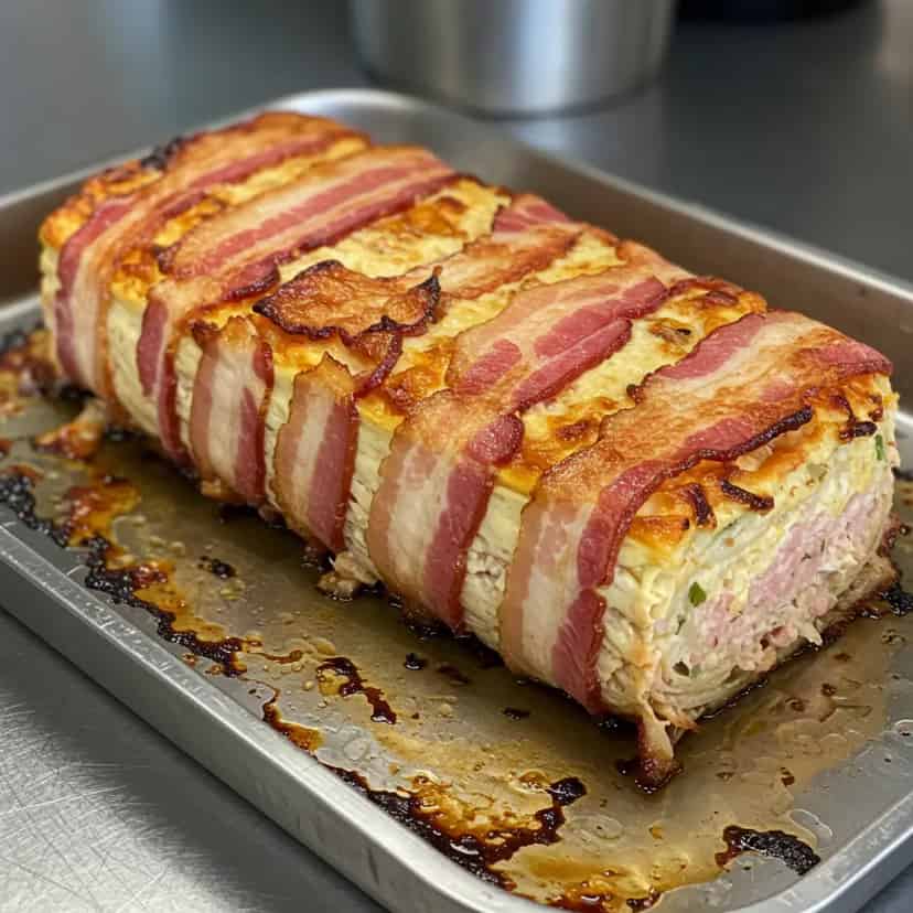 Rocambole de carne moída