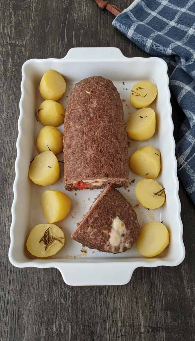 Rocambole de Carne Moída