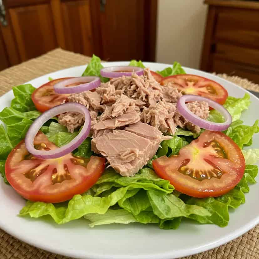 Salada de Atum com 5 Ingredientes