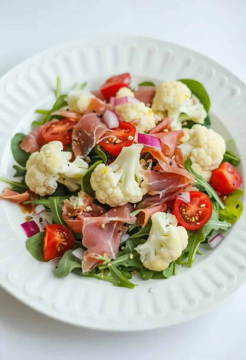 Salada de Couve-flor com Atum