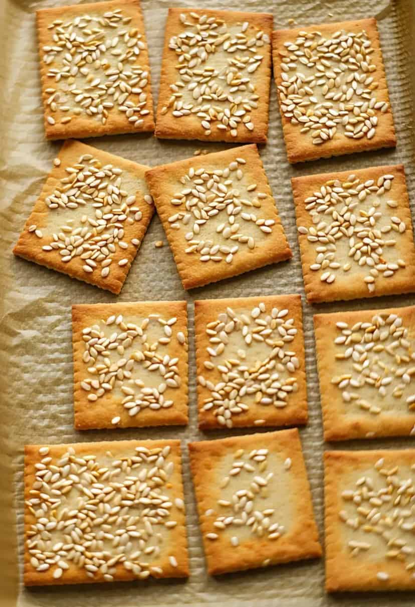Biscoitos de Gergelim