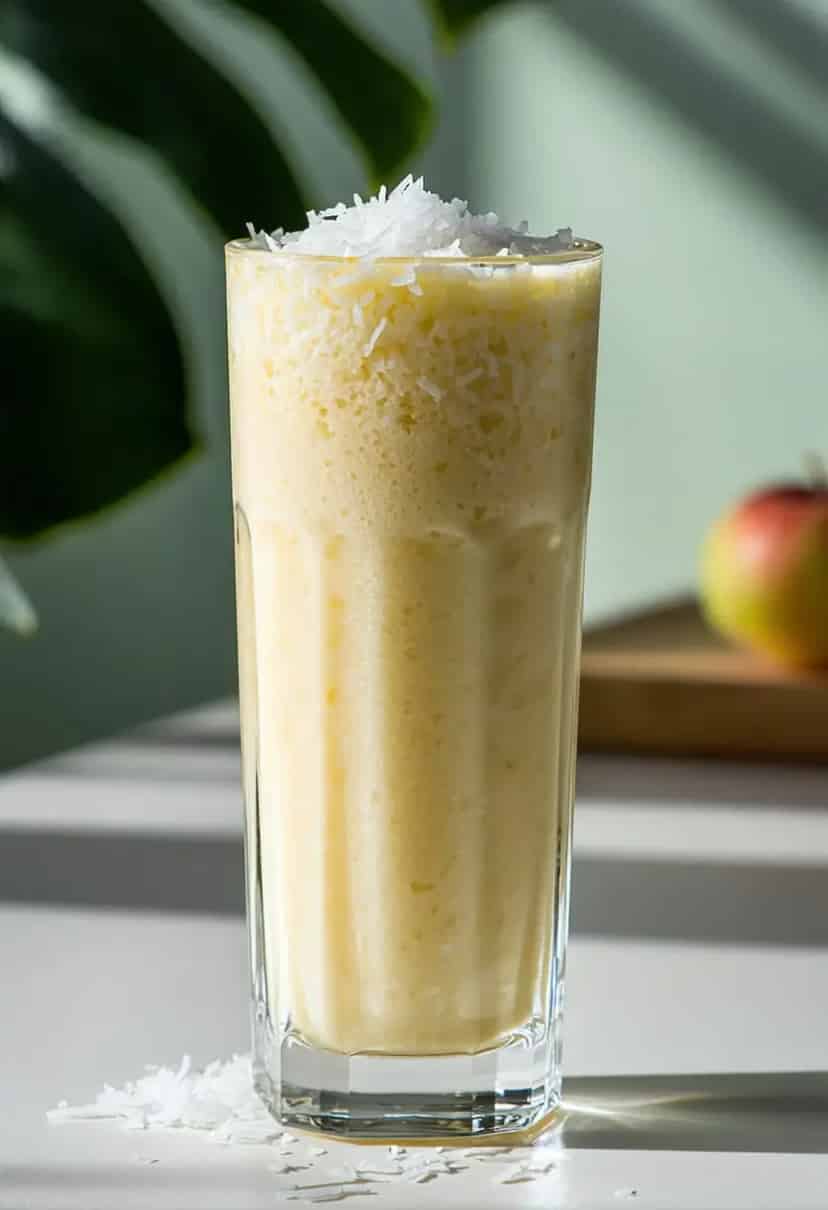 Smoothie de Abacaxi e Coco
