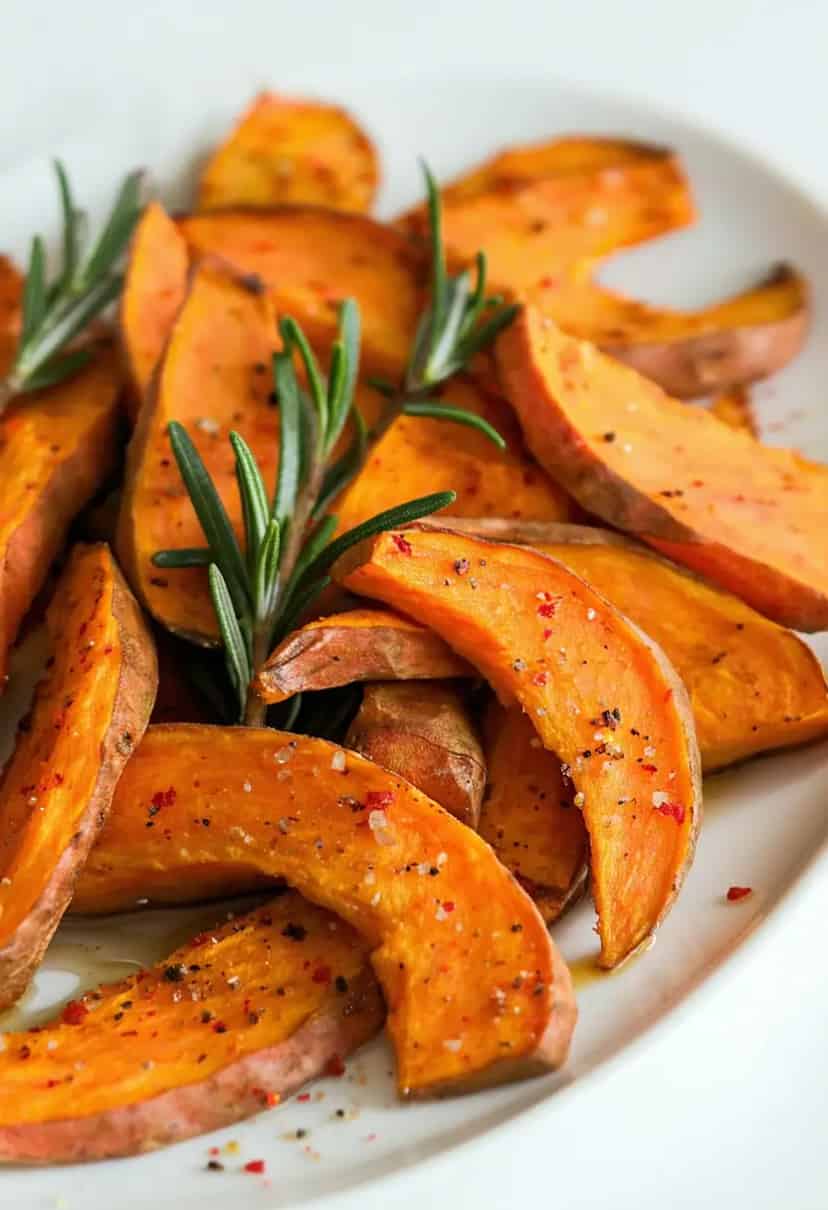 Snacks Assados de Batata Doce