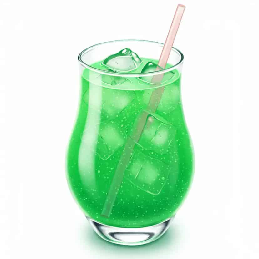 Soda italiana de maçã verde