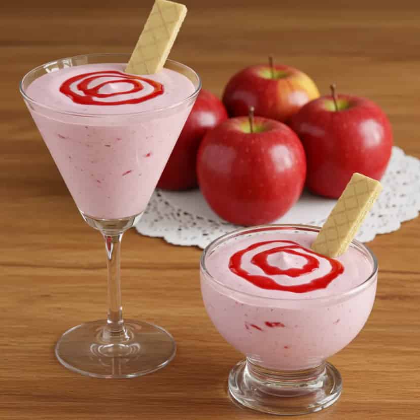 Sorvete caseiro de gelatina