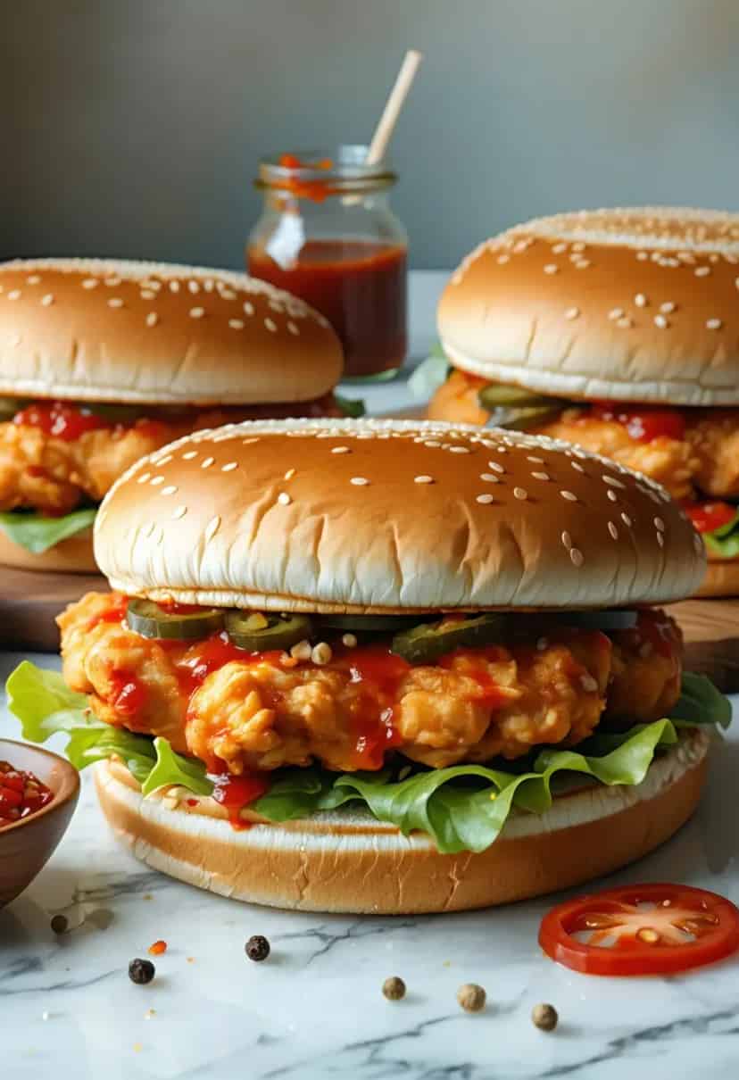 Sanduíche de Frango Buffalo Picante