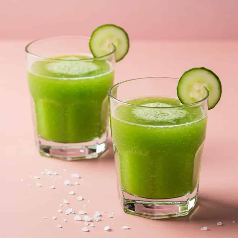 Suco detox de pepino