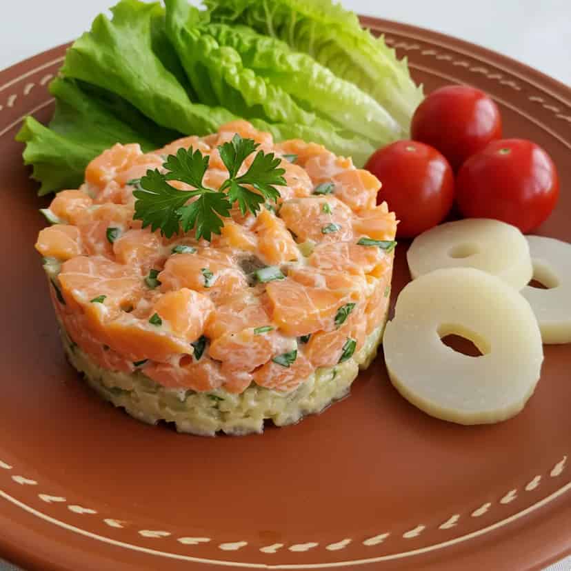 Tartar de Salmão com Limão Siciliano