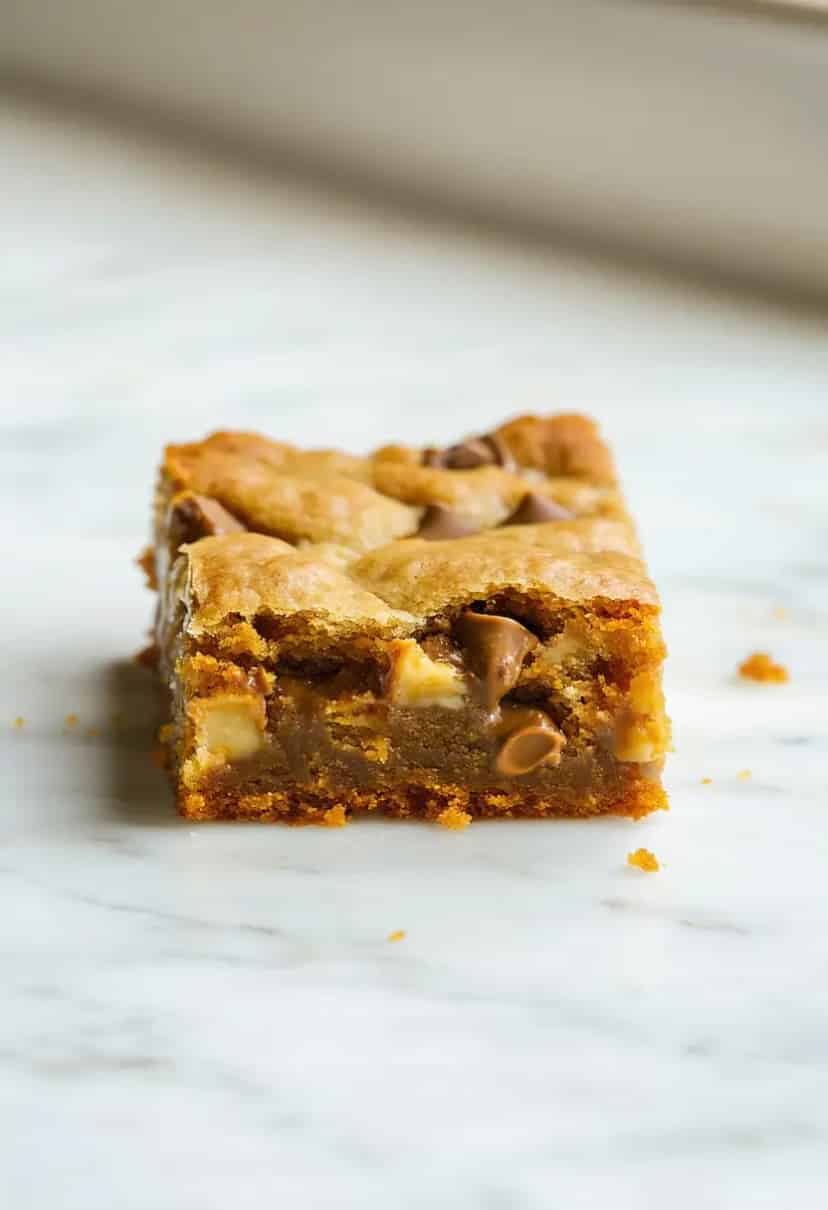 Blondies de Toffee Crocante