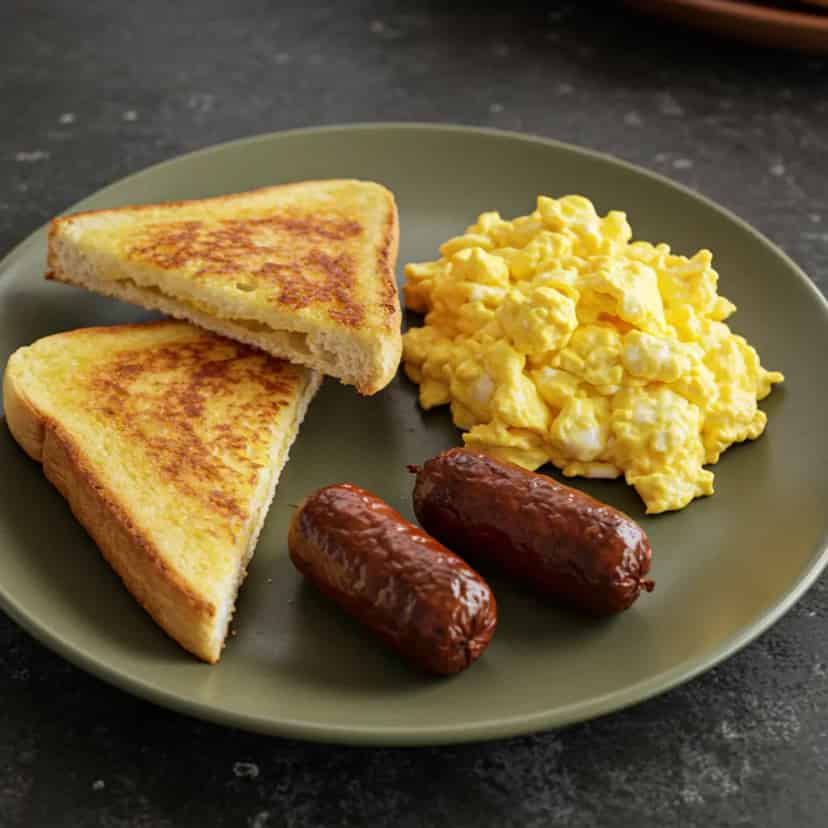 Torradas Caprichadas com Ovos e Tomate