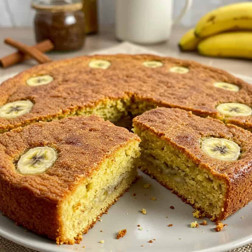 Torta de banana rápida