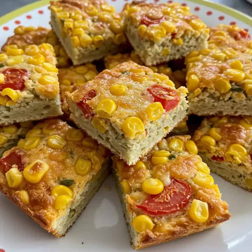 Torta de calabresa com legumes