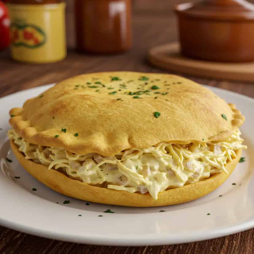 Torta de Frango de Microondas