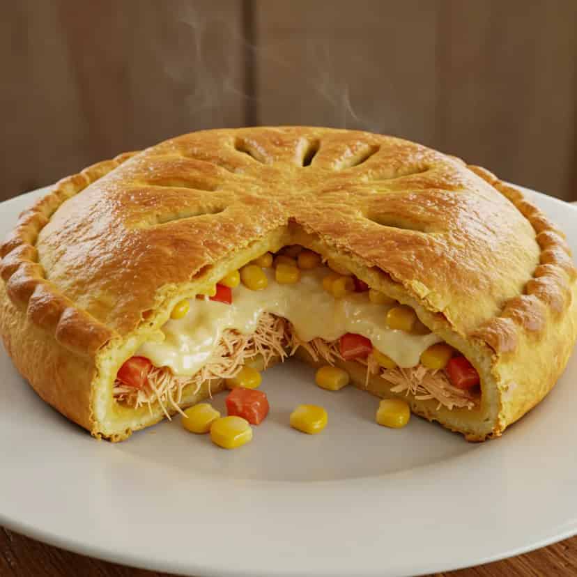 Torta de frango econômica