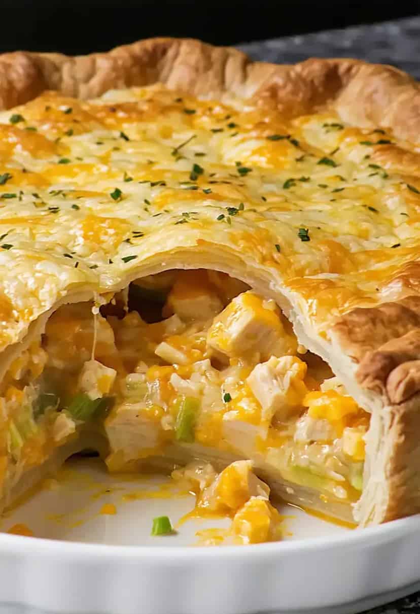 Torta de Frango Rápida de Liquidificador