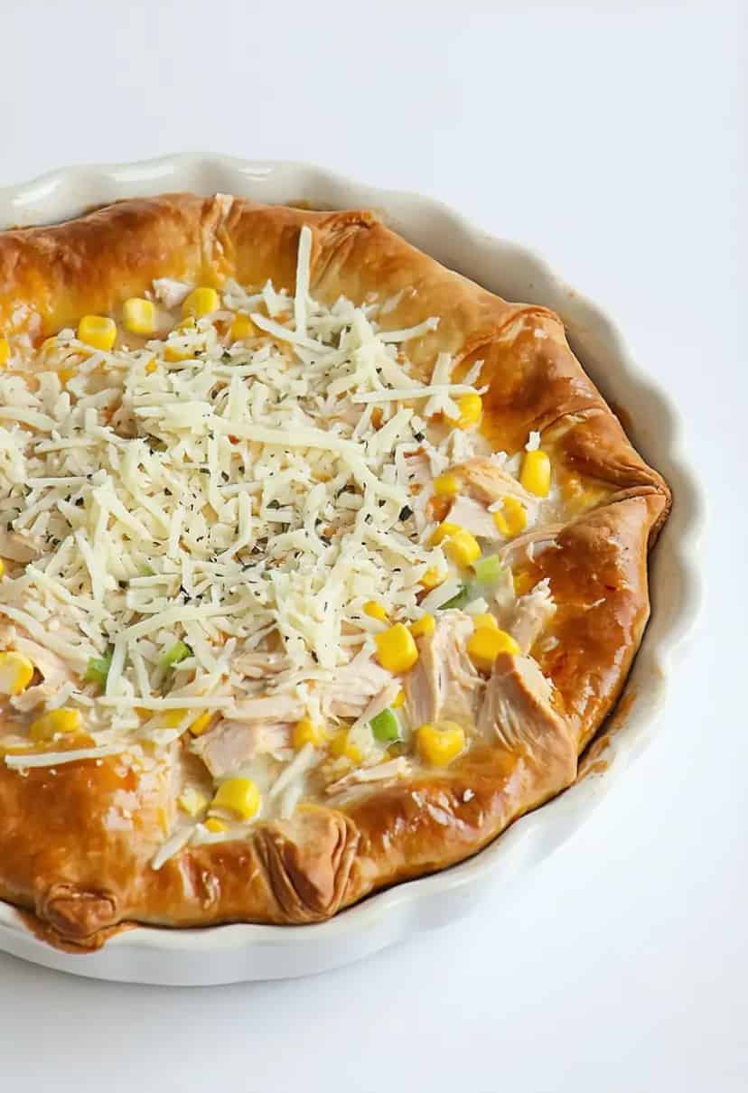 Torta de Liquidificador com Frango