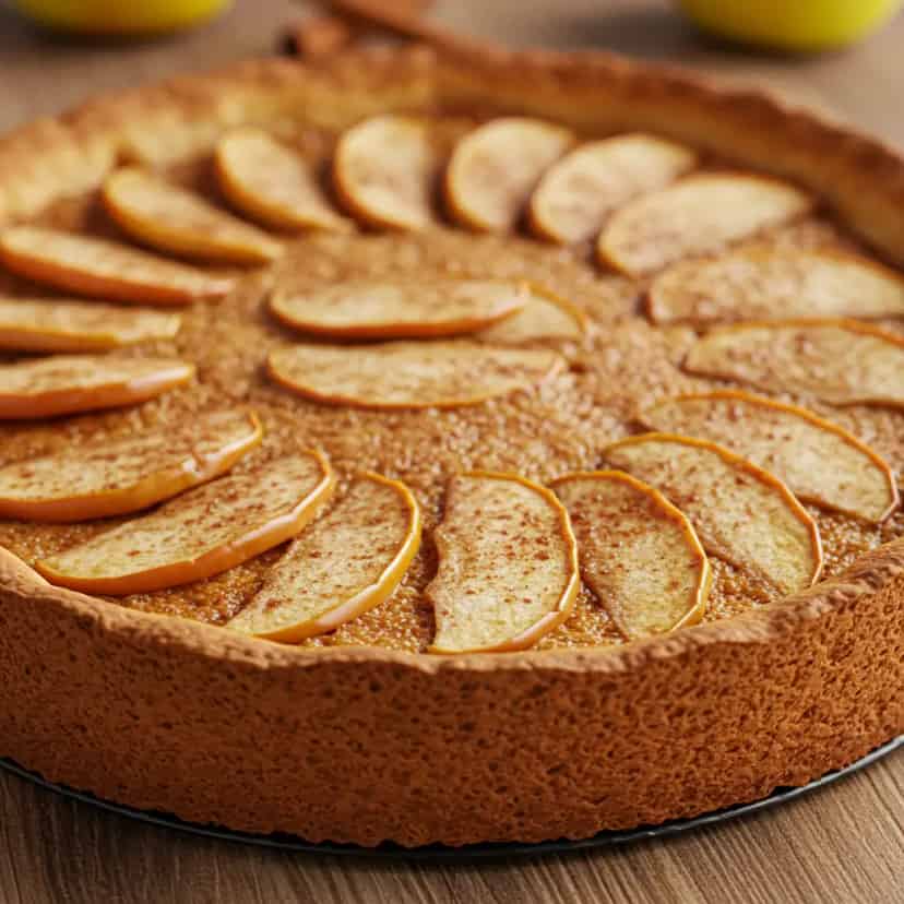 Torta de Maçã Sem Glúten