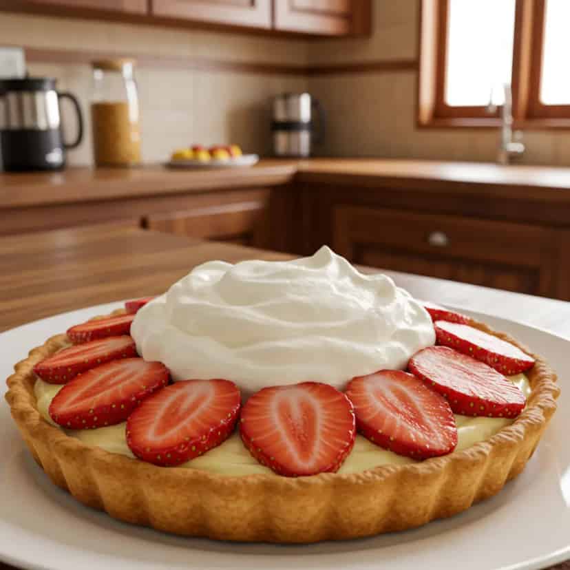 Torta de Morango com Chantilly