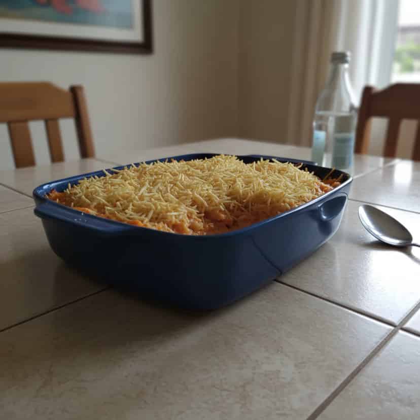 Torta de pão ao forno