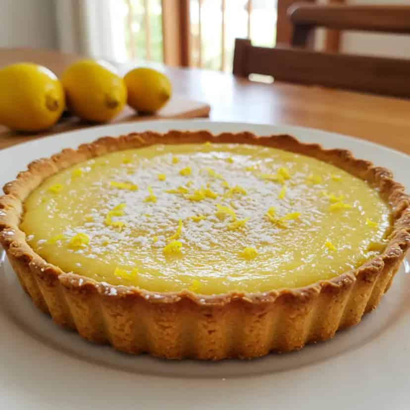 Torta farofa de limão
