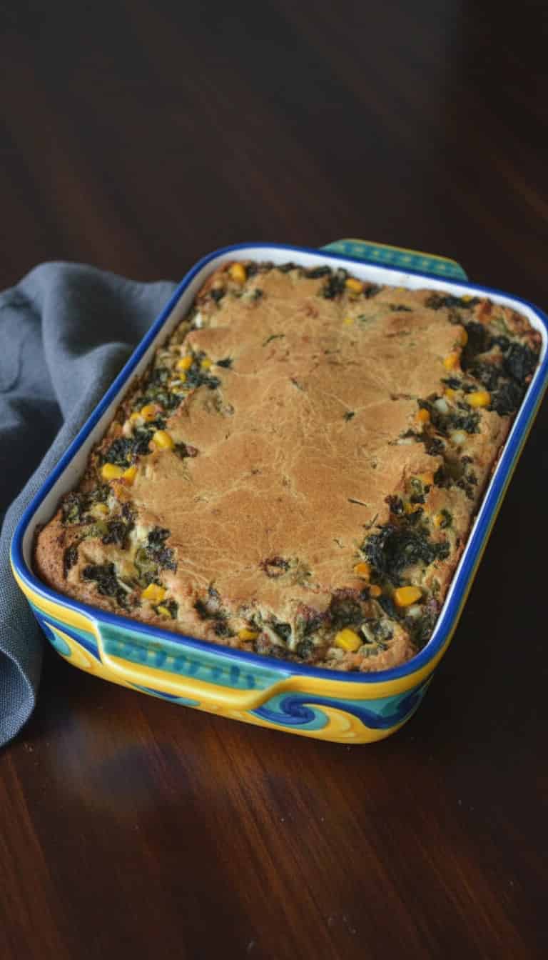 Torta Integral de Espinafre e Atum