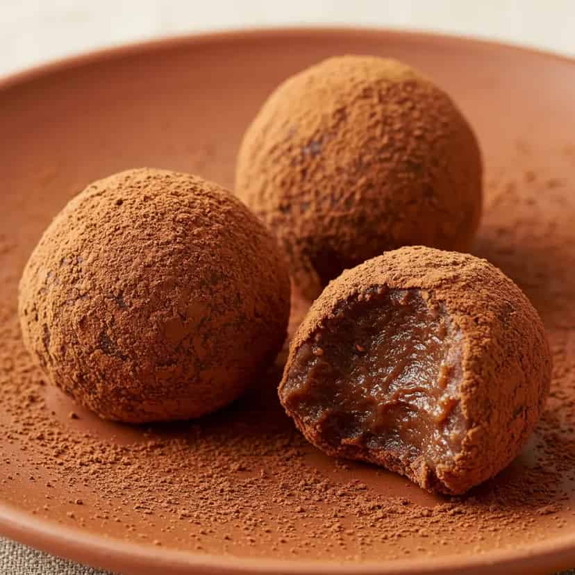 Trufas Diet de Chocolate ao Leite