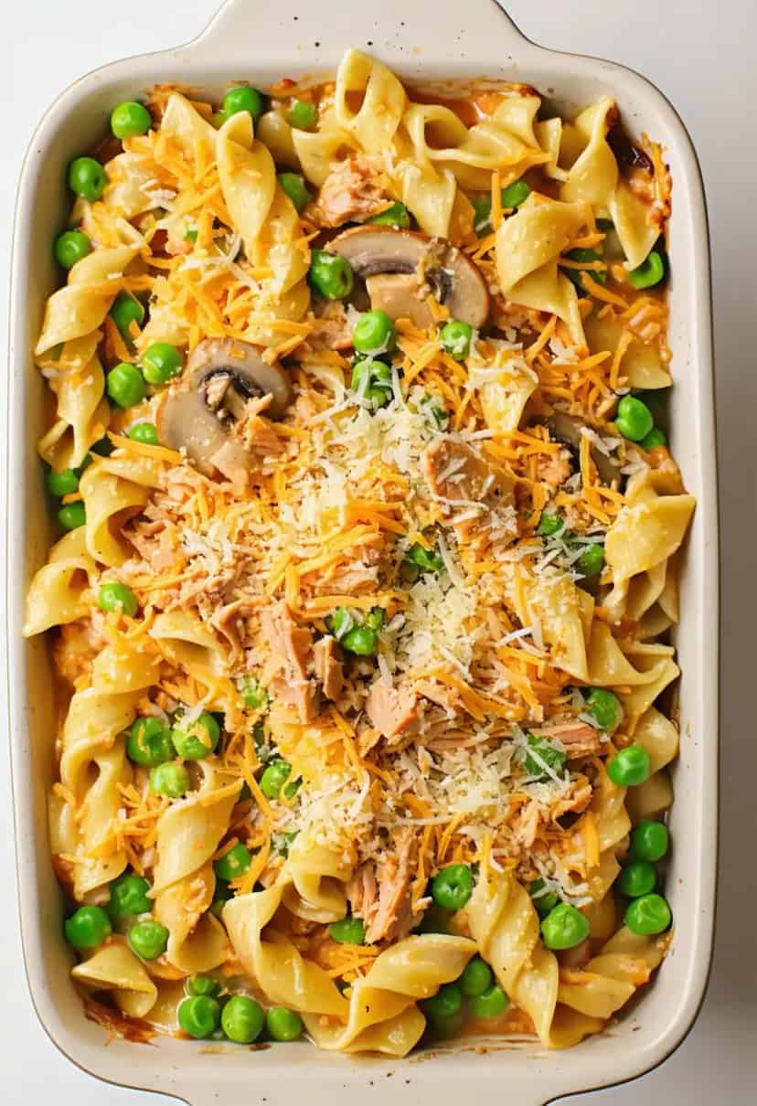 Casserola de Macarrão com Atum