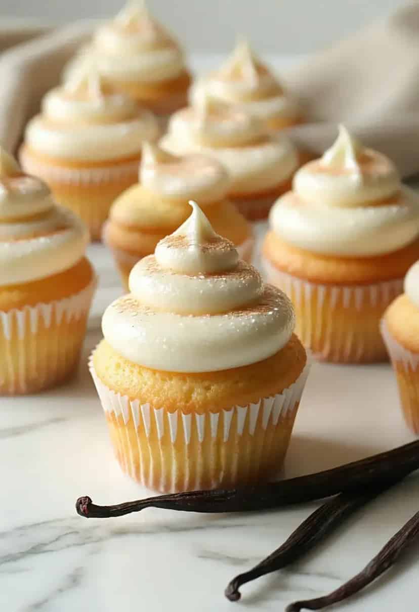 Cupcakes de Baunilha
