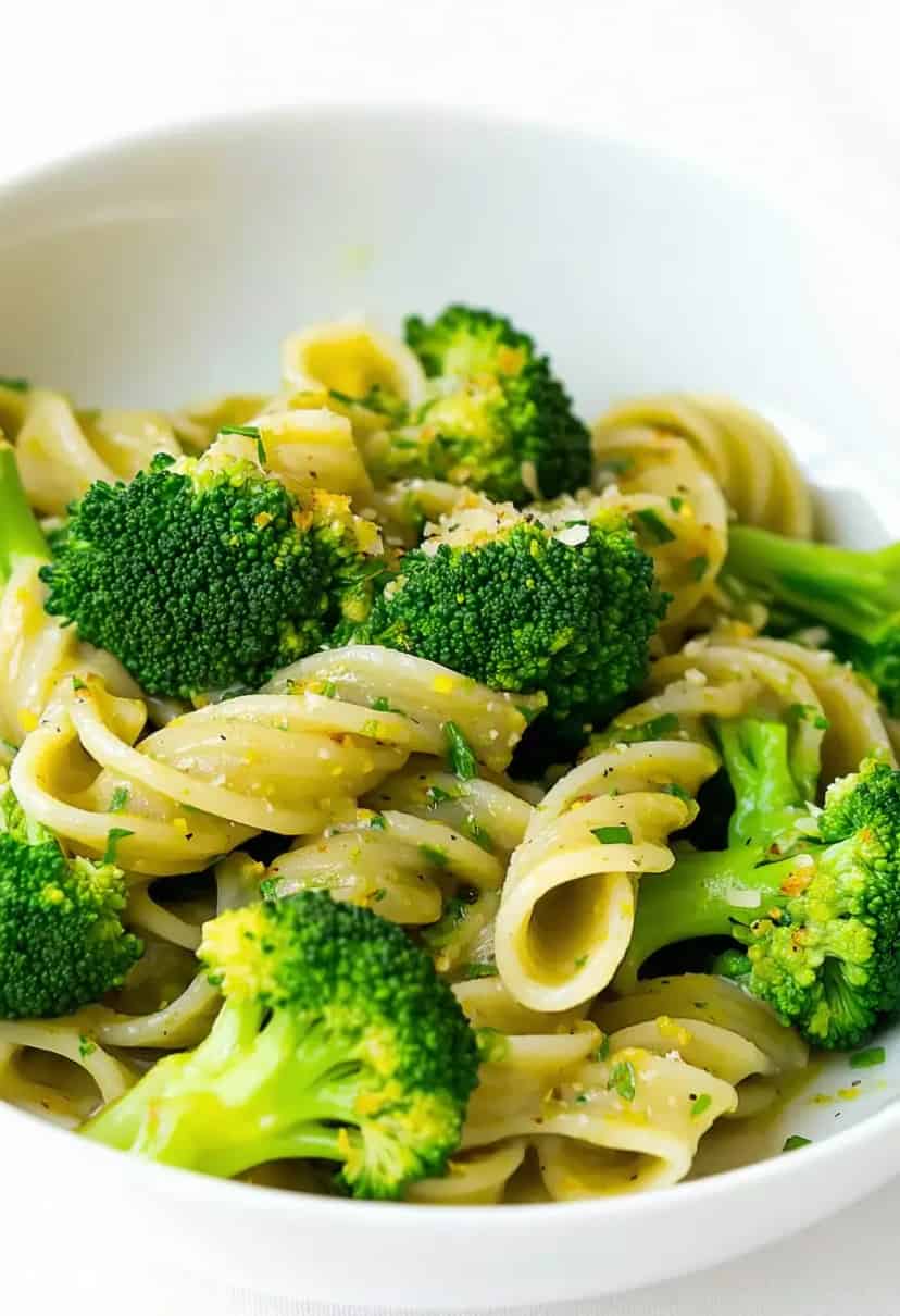 Massa Vegana de Brócolis e Pesto