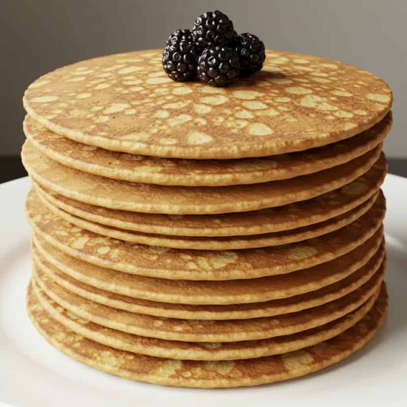 Waffle de frigideira (pancakes)