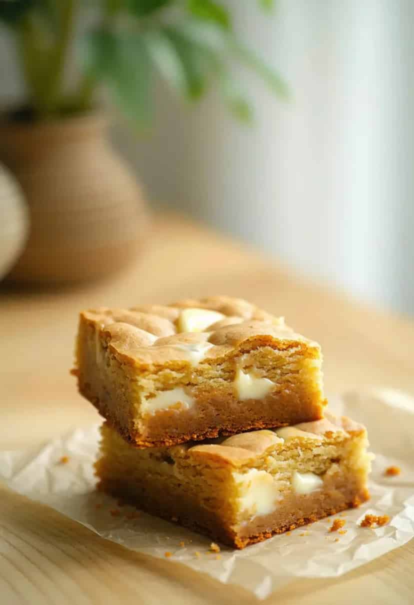 Brownies de Chocolate Branco