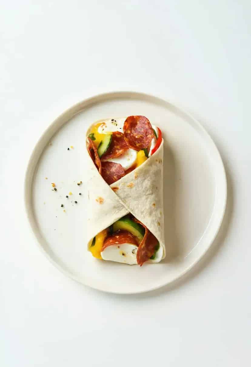 Wrap de Pizza Sem Glúten