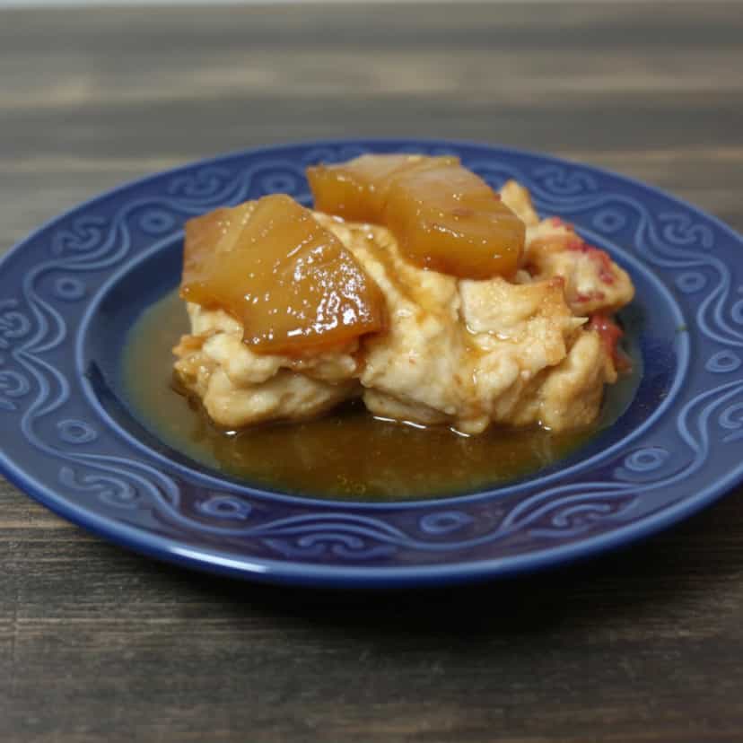 Foto deliciosa de Abacaxi Caramelizado com Creme e Bolo pronta para servir - Bolos & Cupcakes