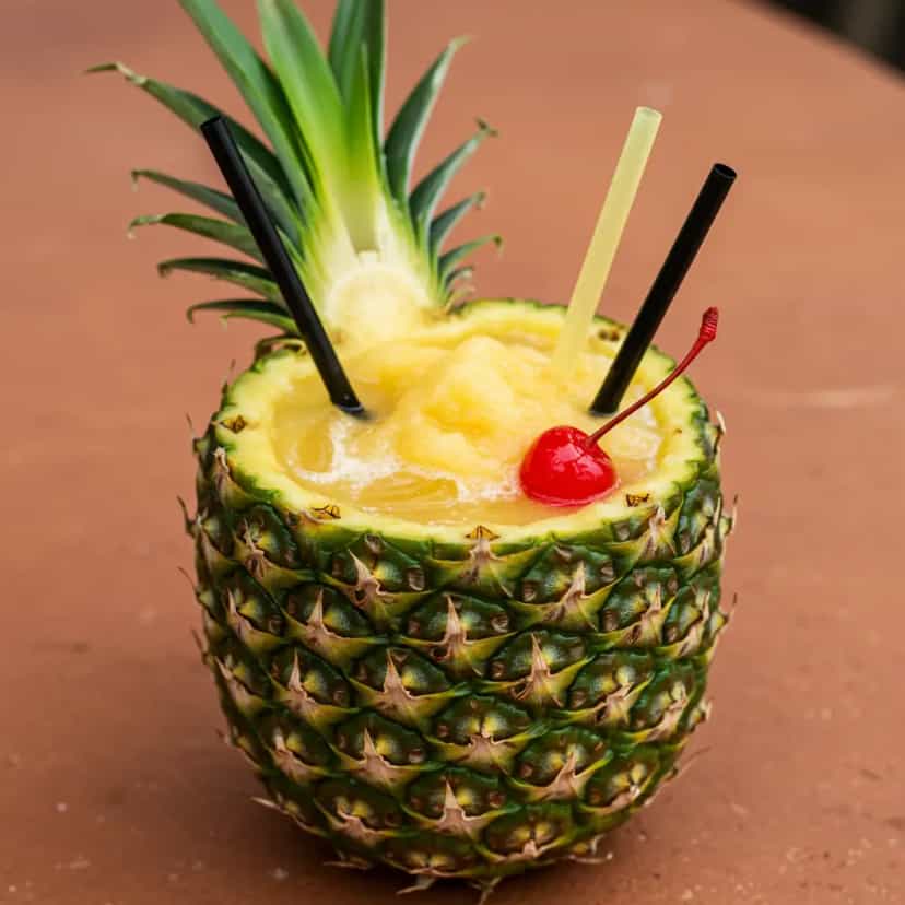Foto deliciosa de Abacaxi com Vermute e Vodka pronta para servir - Coquetéis