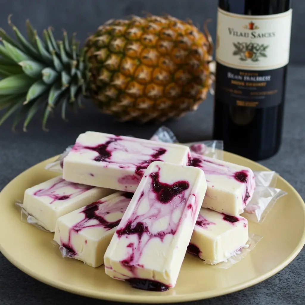 Abacaxi Flambado ao Vinho Tinto