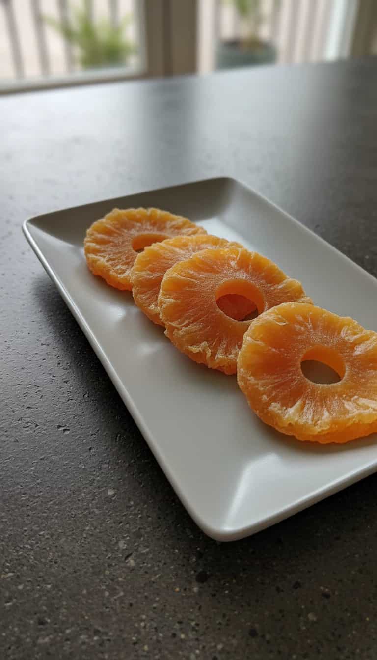 Foto deliciosa de Abacaxi Glaceado ao Vinho Tinto pronta para servir - Outras Receitas