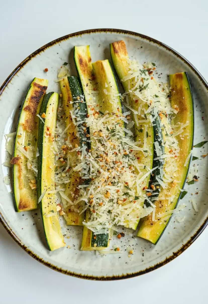 Foto deliciosa de Abobrinha Assada Temperada pronta para servir - Outras Receitas