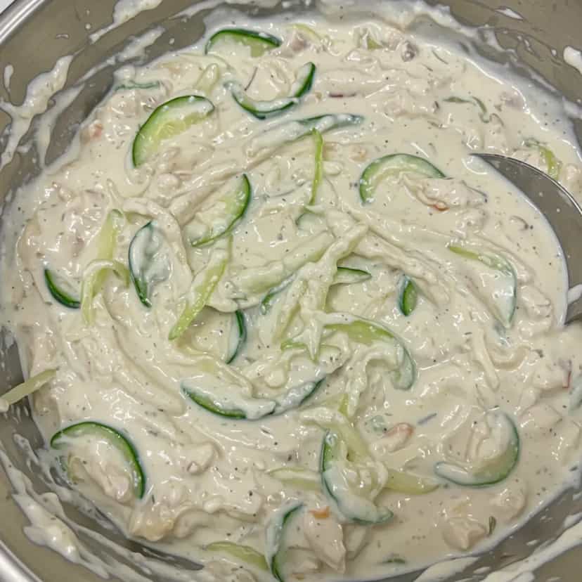 Foto deliciosa de Abobrinha com creme de leite pronta para servir - Outras Receitas