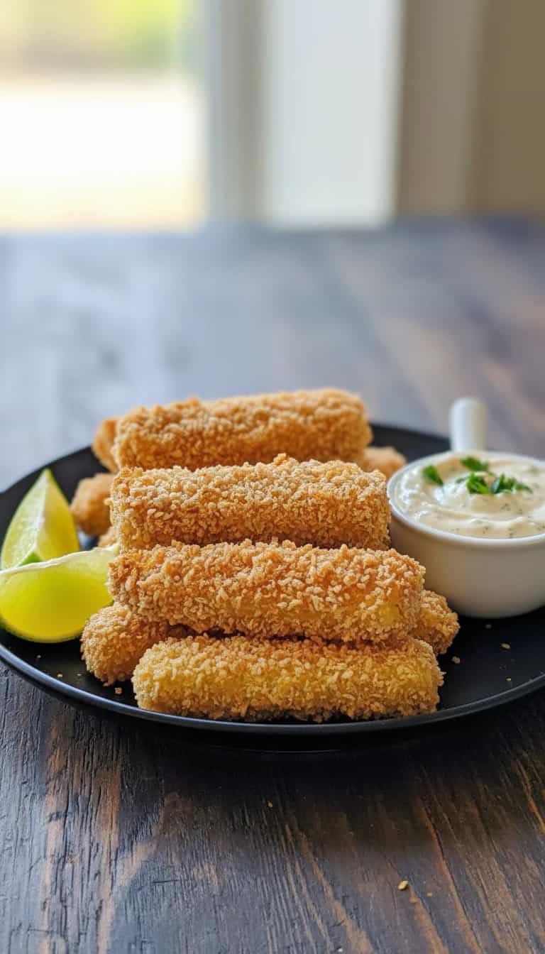 Foto deliciosa de Abobrinha Crocante pronta para servir - Salgadinhos
