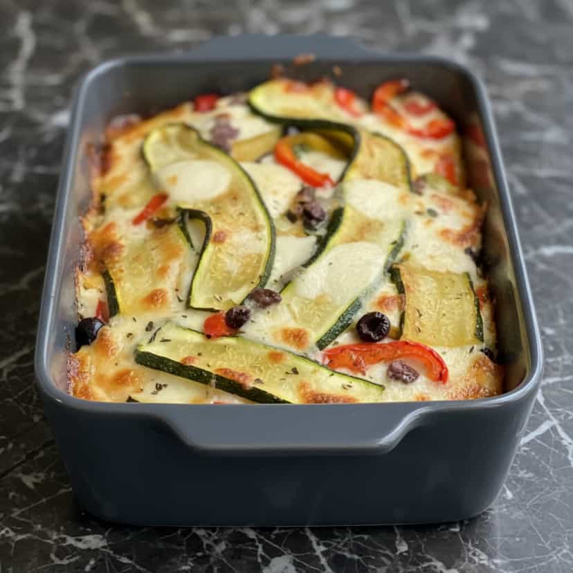 Foto deliciosa de Abobrinha Gratinada pronta para servir - Almoço & Jantar