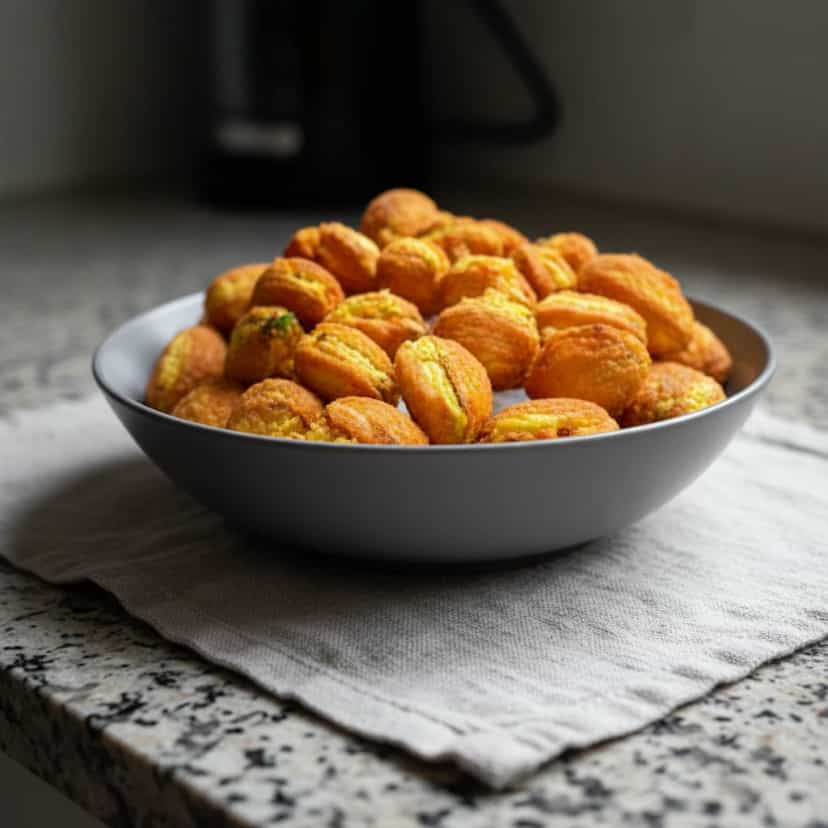 Foto deliciosa de Acarajé pronta para servir - Salgadinhos