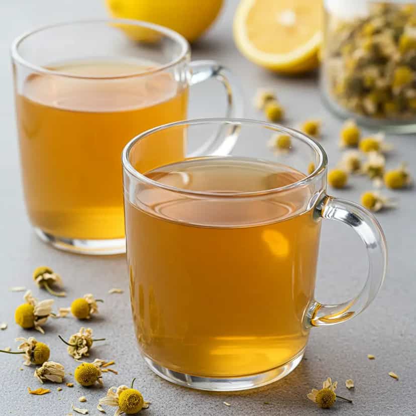 Foto deliciosa de Água Aromatizada com Camomila pronta para servir - Sucos & Smoothies