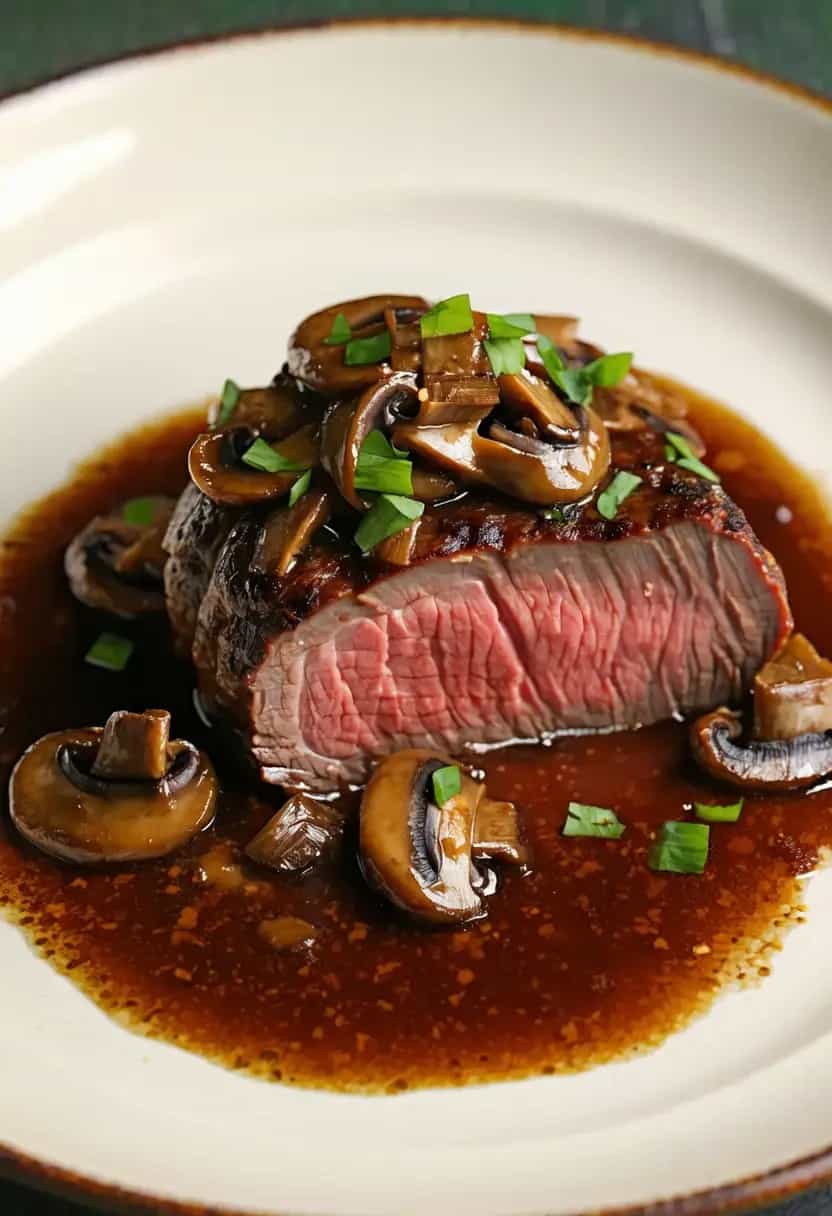 Alcatra ao molho madeira