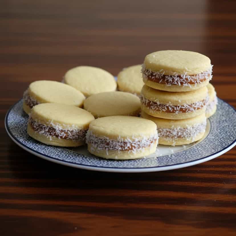 Foto deliciosa de Alfajor de Amido de Milho pronta para servir - Outras Receitas