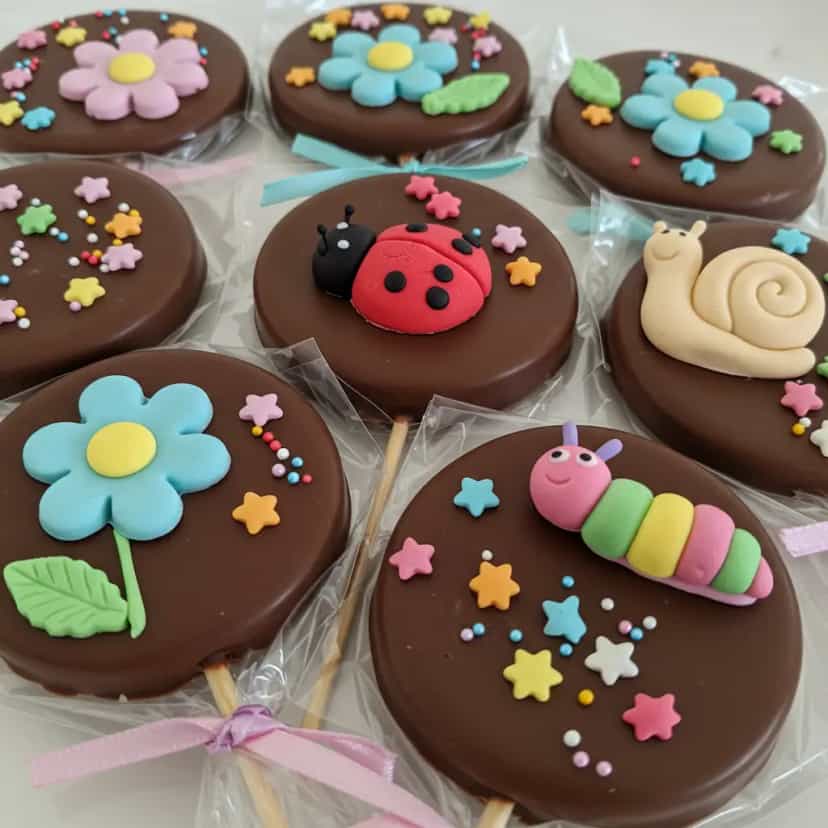 Foto deliciosa de Alfajor de Palito pronta para servir - Doces Gelados & Sorvetes