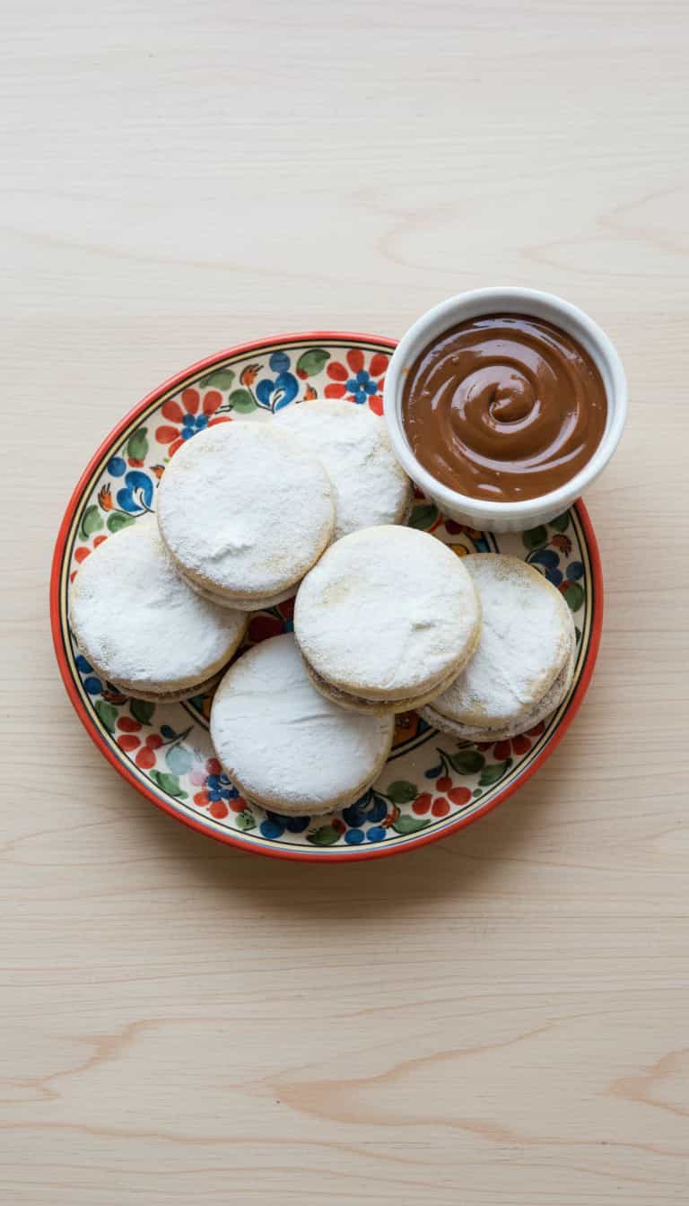 Foto deliciosa de Alfajores Caseiros de Chocolate pronta para servir - Outras Receitas